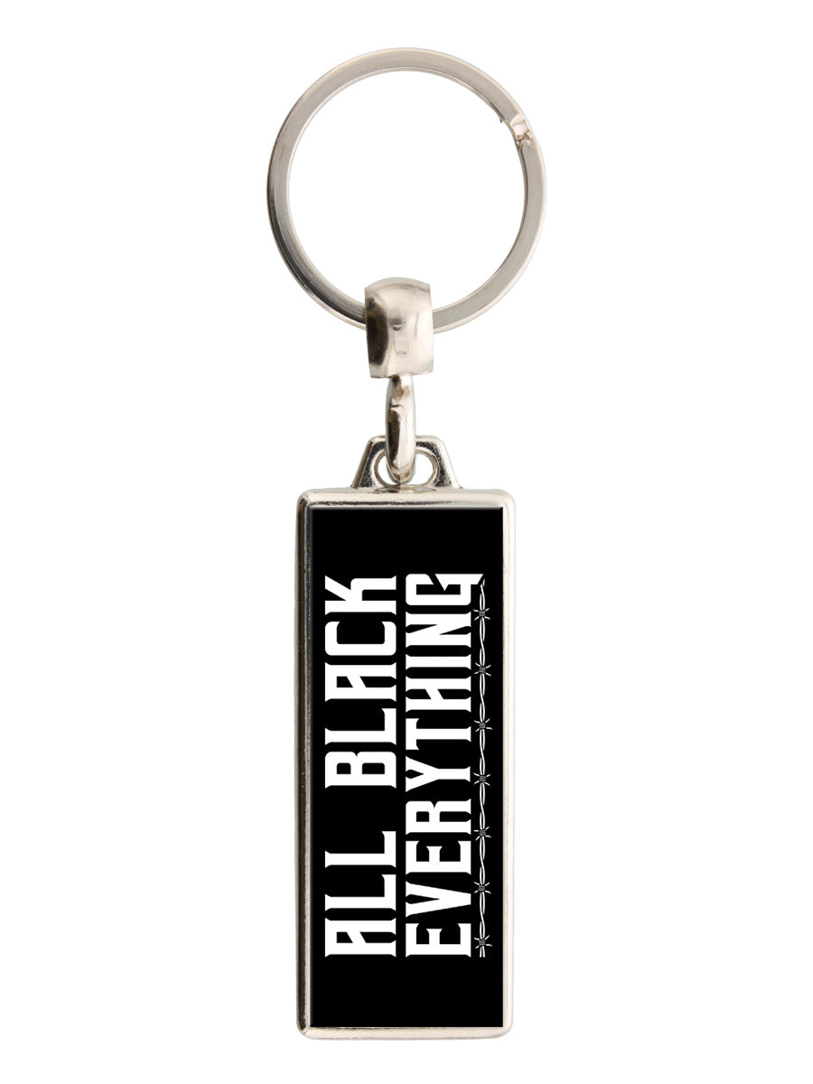 All Black Everything Keyring