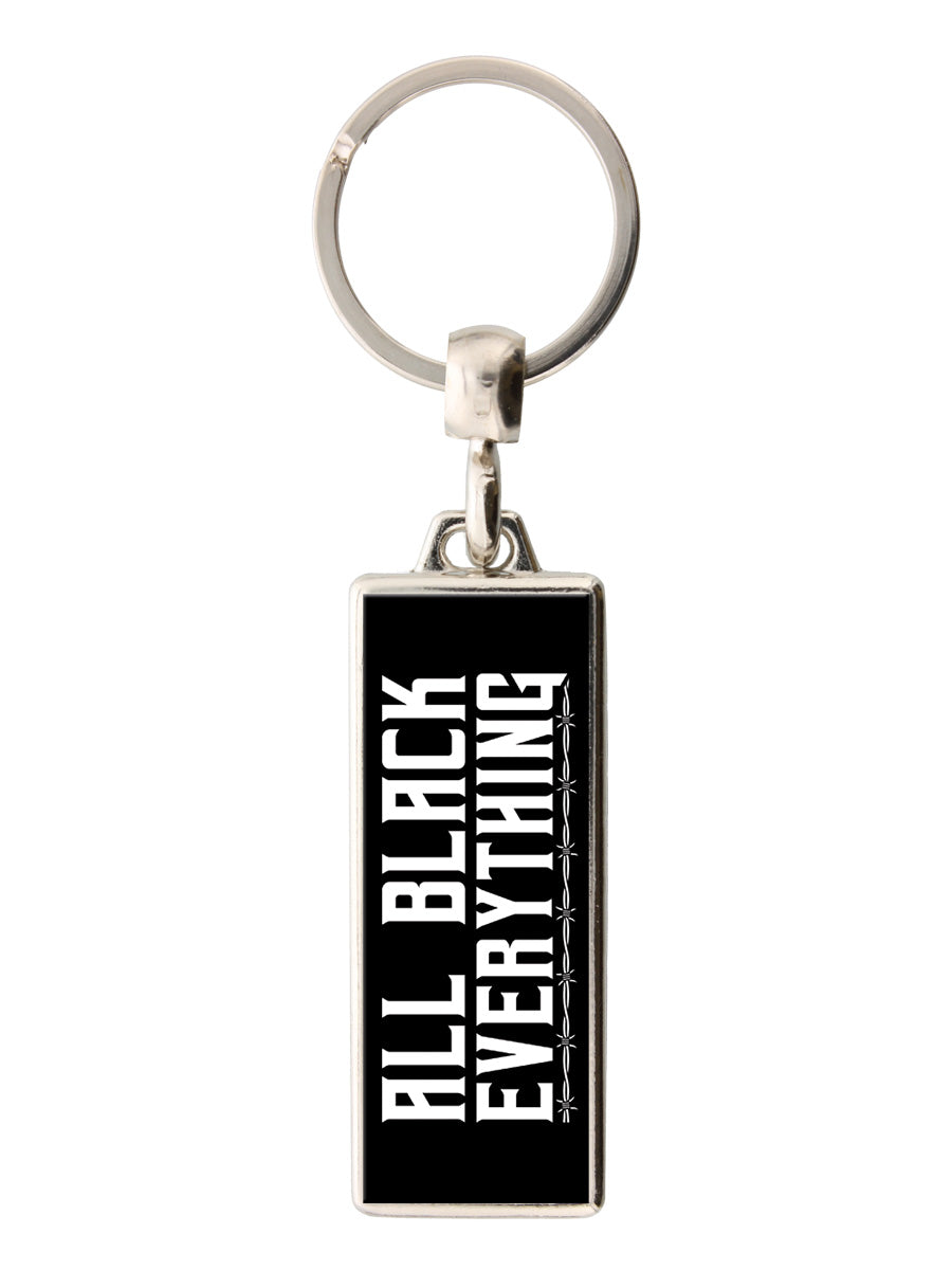 All Black Everything Keyring