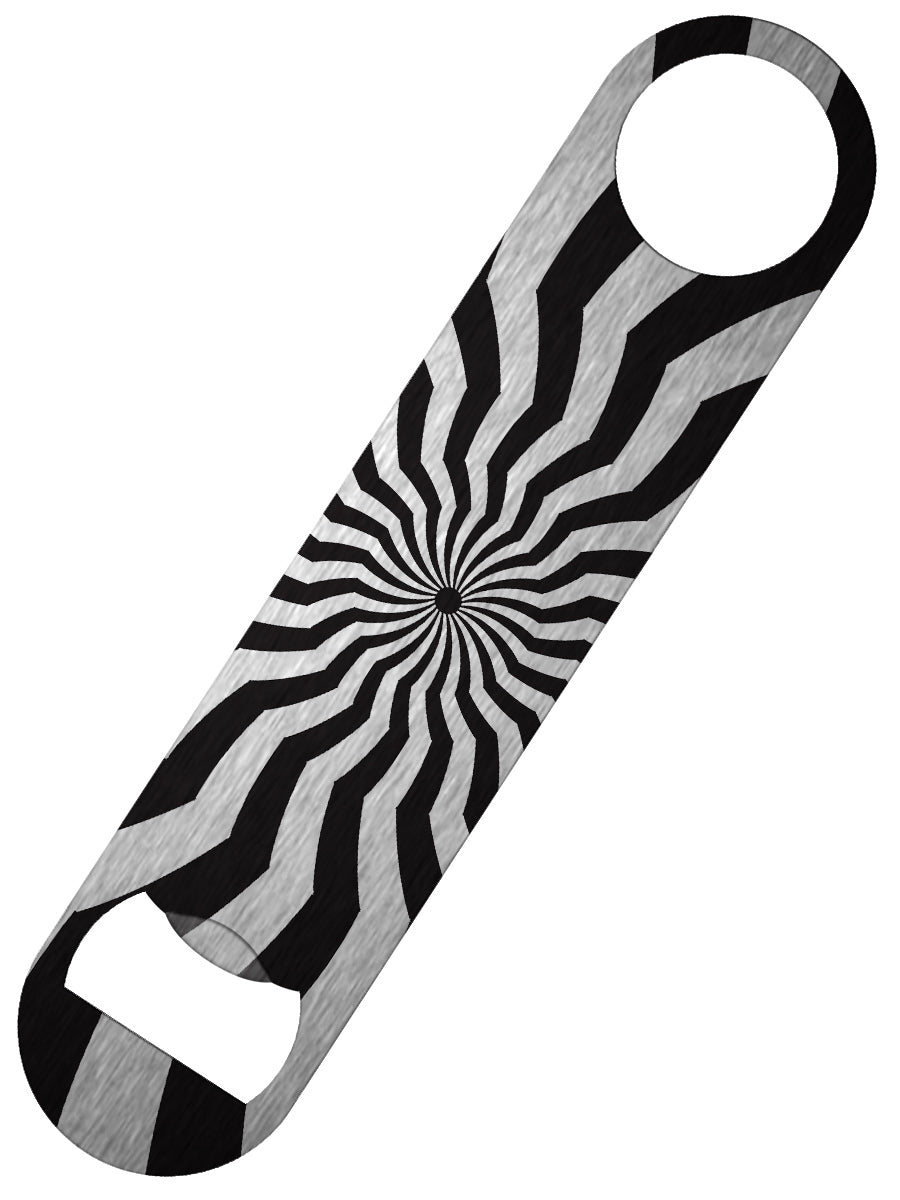 Monochrome Rising Sun Bar Blade Bottle Opener