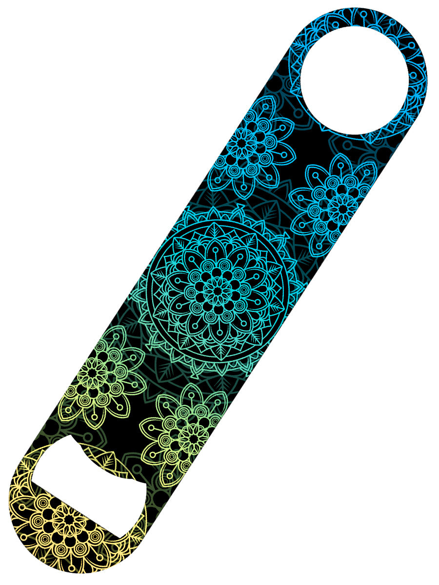 Metallic Kaleidoscope Bar Blade Bottle Opener