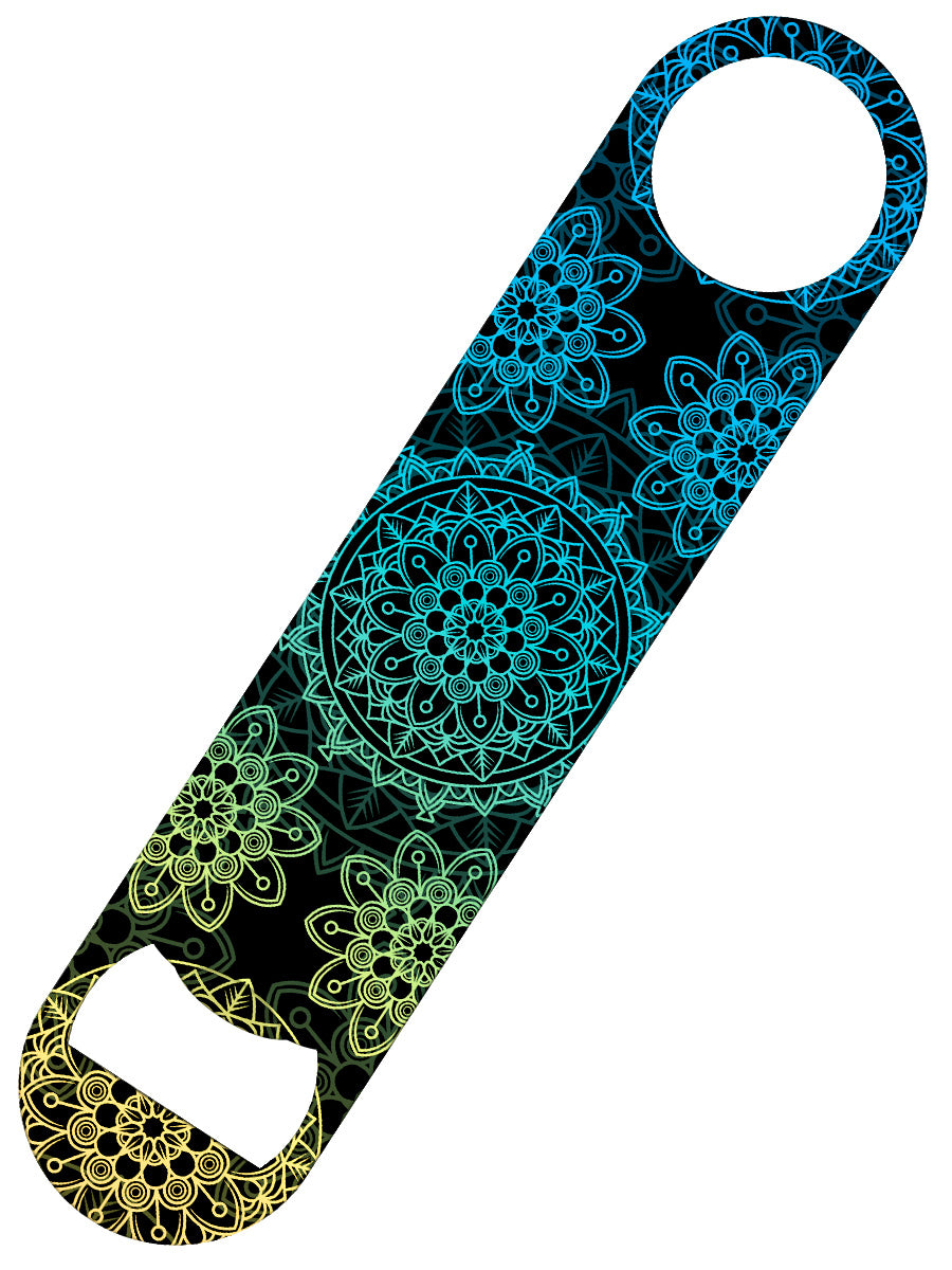 Metallic Kaleidoscope Bar Blade Bottle Opener