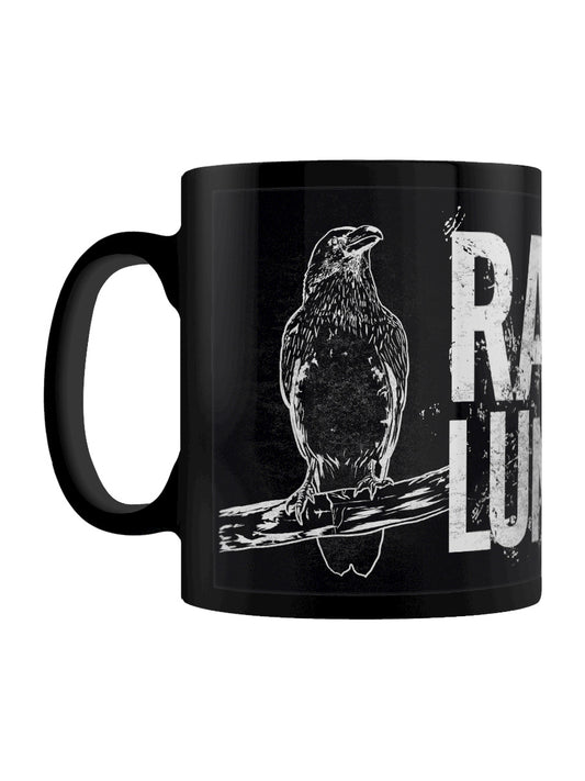 Raven Lunatic Black Mug