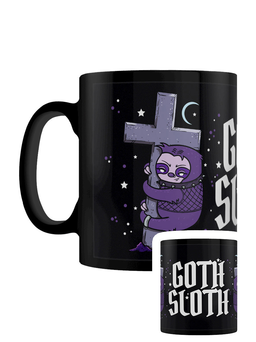 Goth Sloth Black Mug