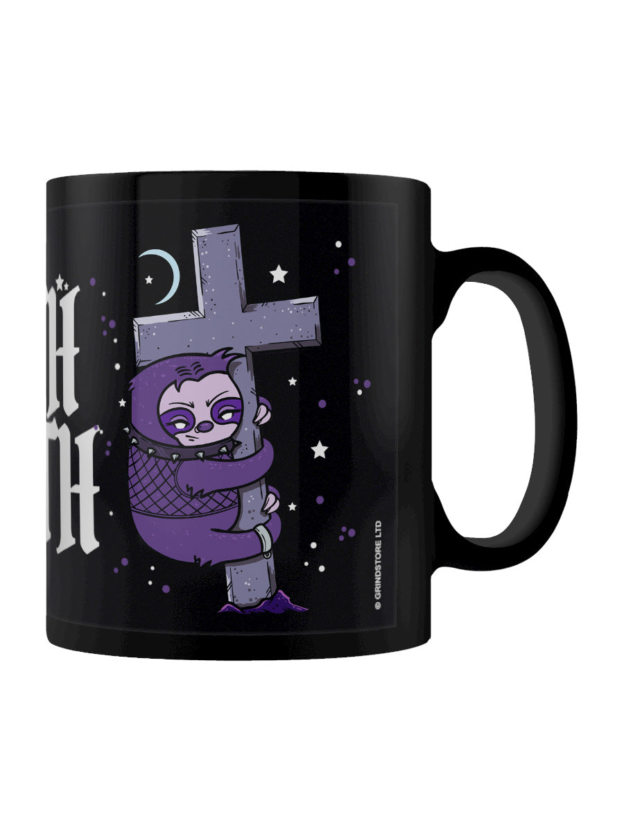 Goth Sloth Black Mug