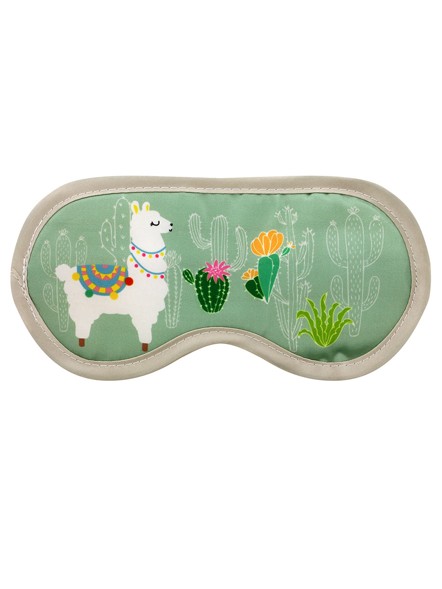 Cacti Llama Green Eye Mask