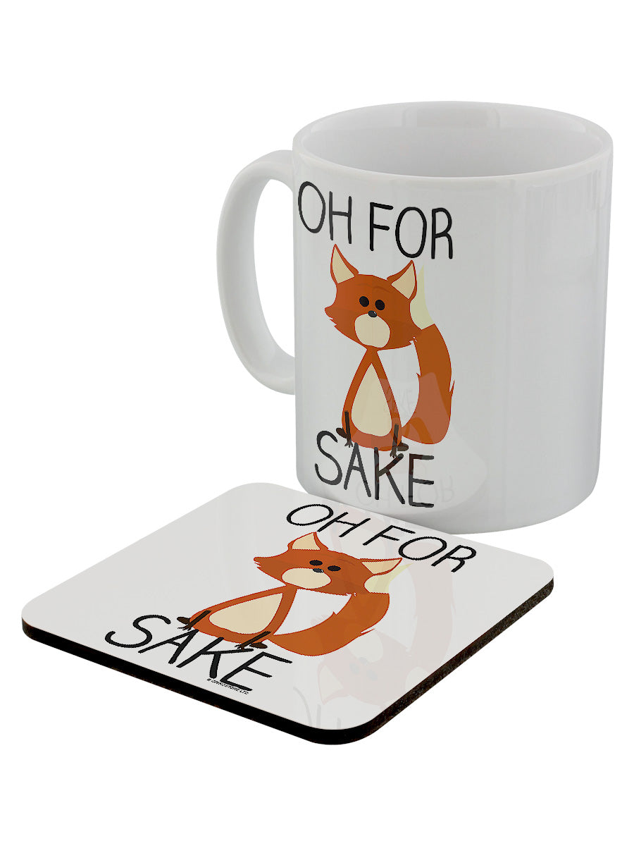 Oh For Fox Sake Mug & Coaster Set