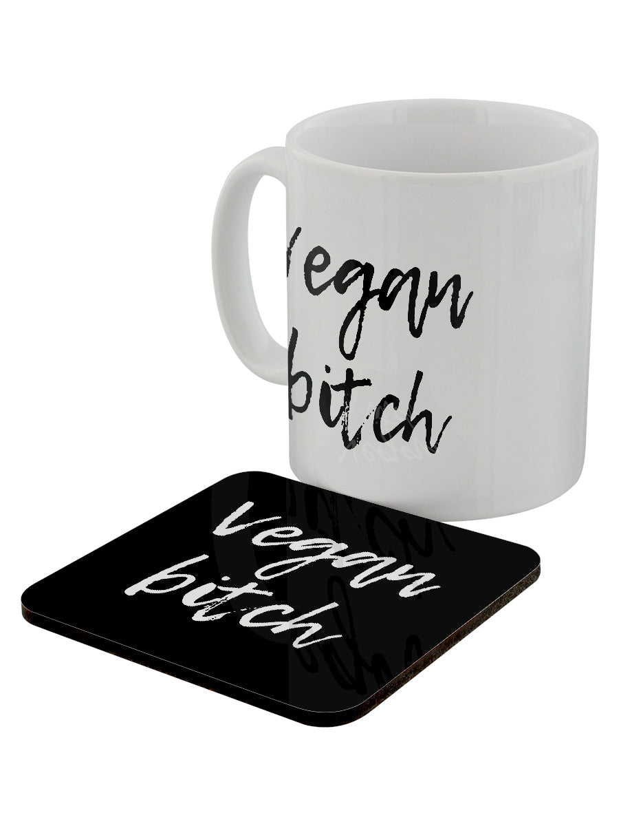 Vegan Bitch Mug & Coaster Set