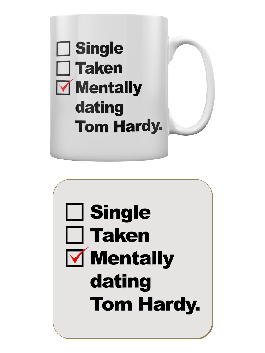 Mentally Dating Tom Hardy Mug & Coaster Set