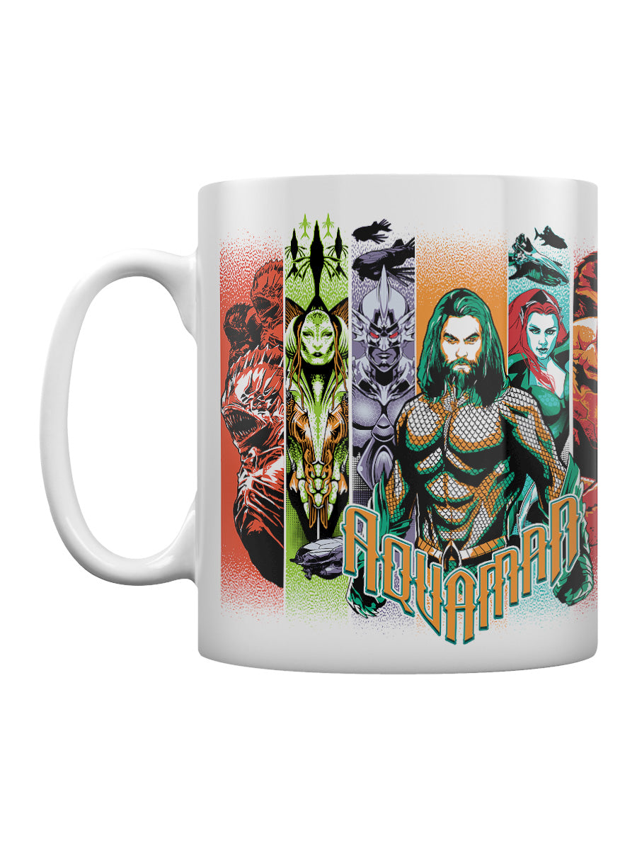 Aquaman Character Bands Mug