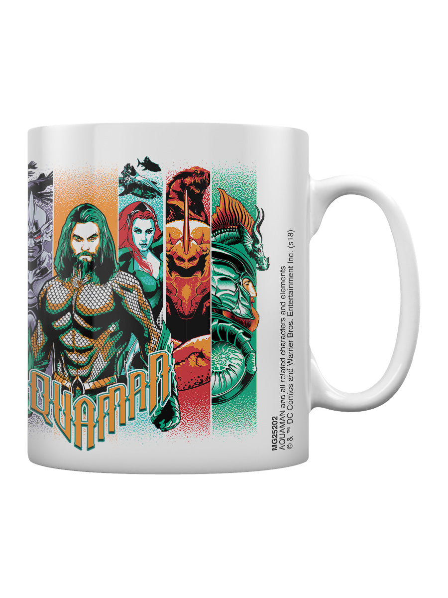 Aquaman Character Bands Mug