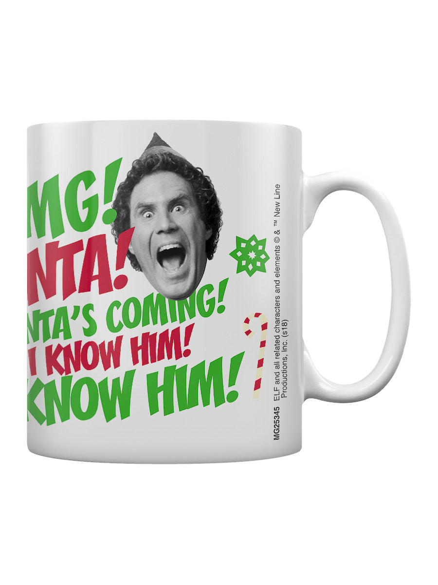 Elf OMG Santa Mug