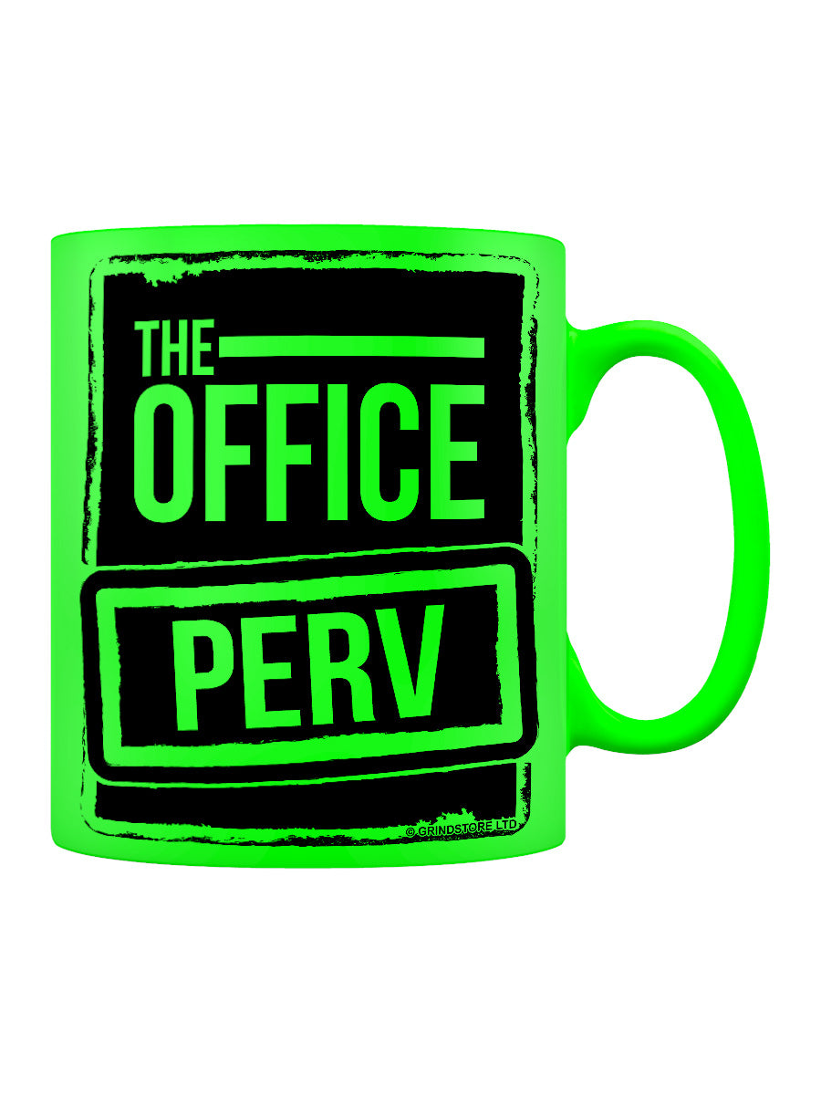 The Office Perv Green Neon Mug