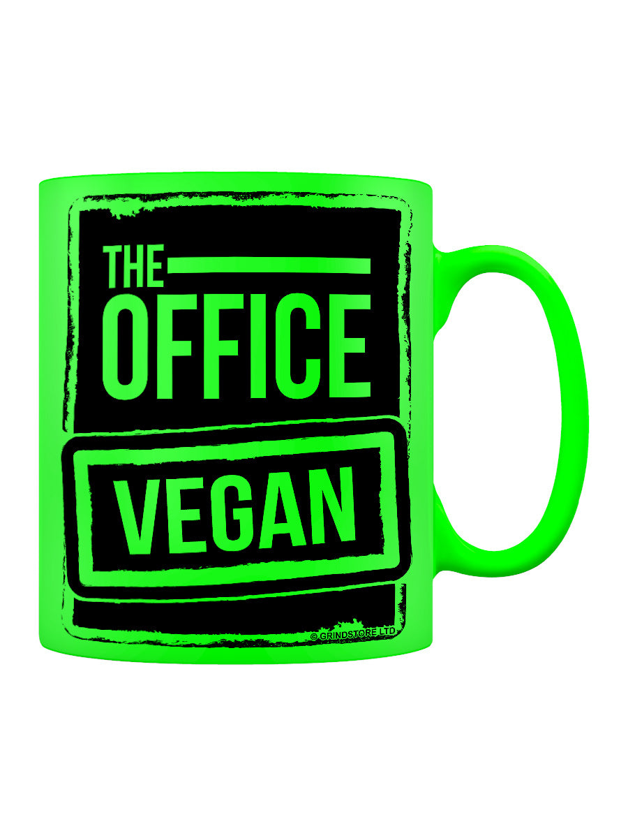 The Office Vegan Green Neon Mug