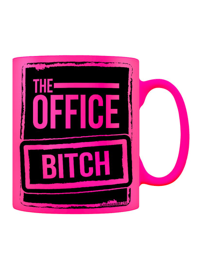 The Office Bitch Pink Neon Mug