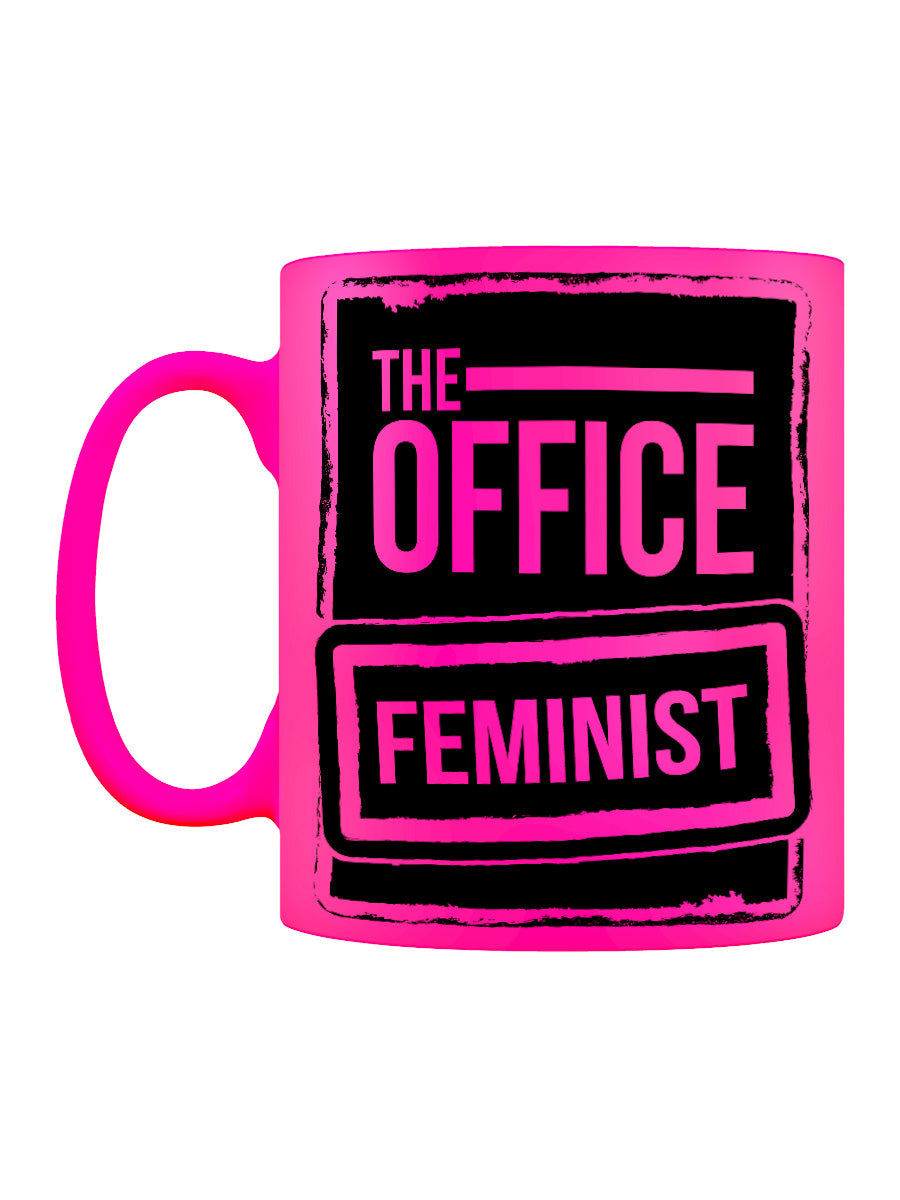 The Office Feminist Pink Neon Mug