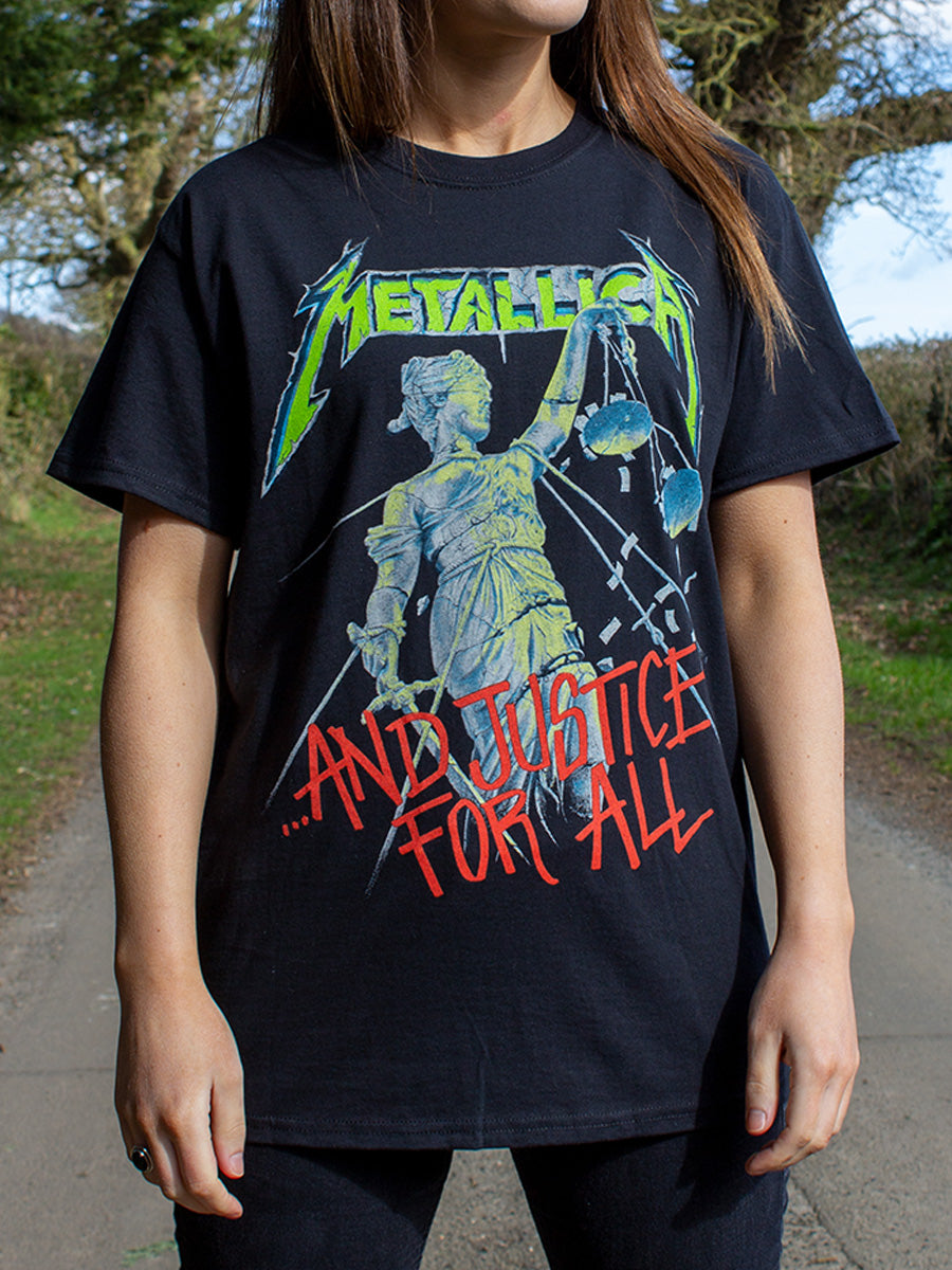 Metallica - And Justice For All Original Men's Black T-Shirt