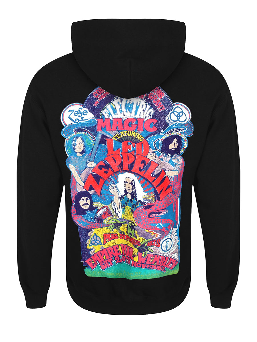 Led Zeppelin - Electric Magic Men's Black Zipped Hoodie