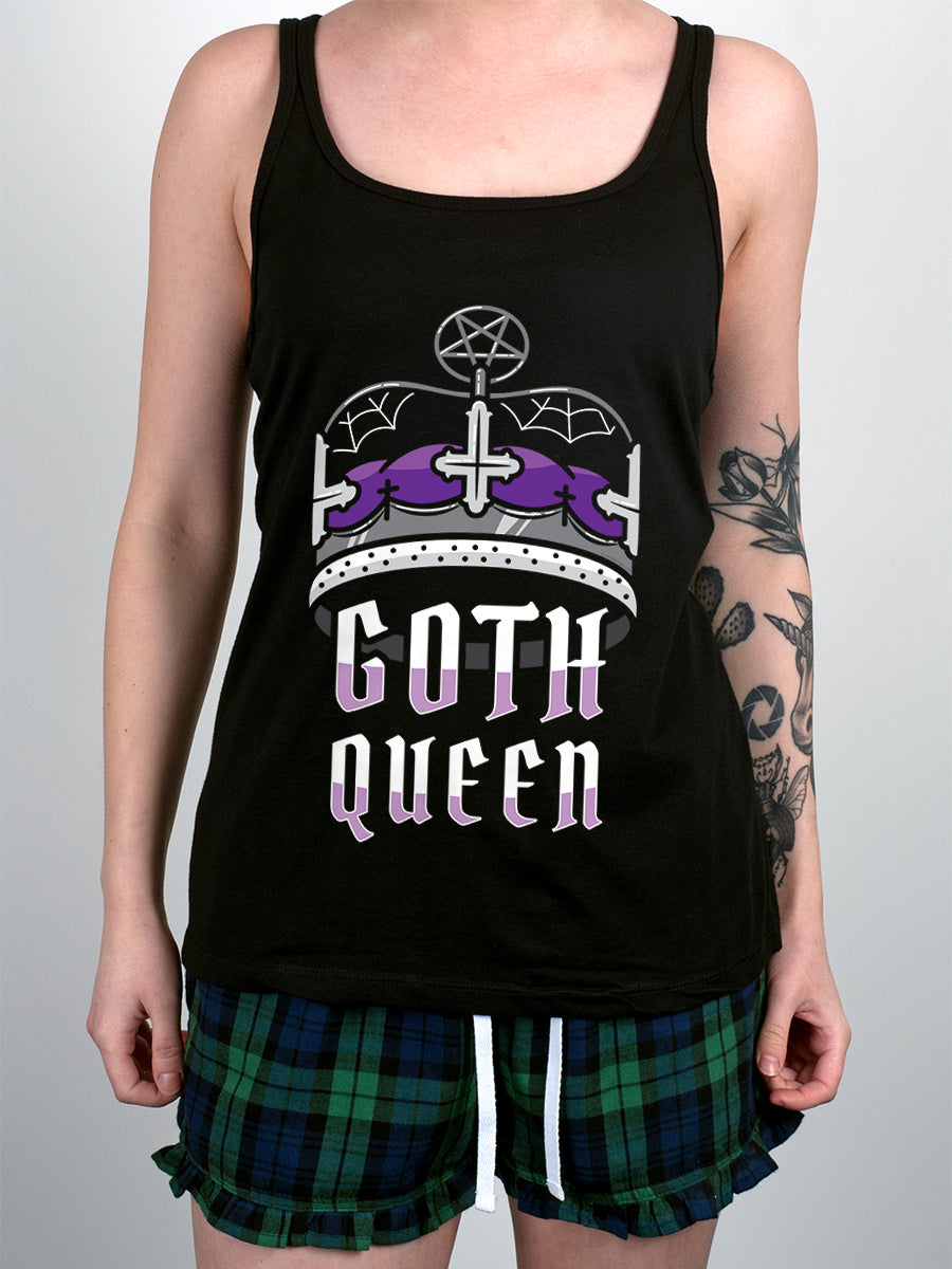 Goth Queen Ladies Short Pyjama Set