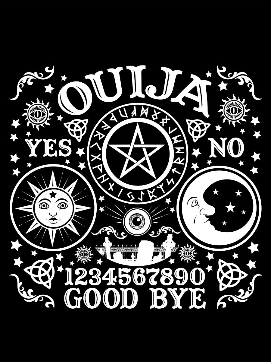 Ouija Board Black Tote Bag