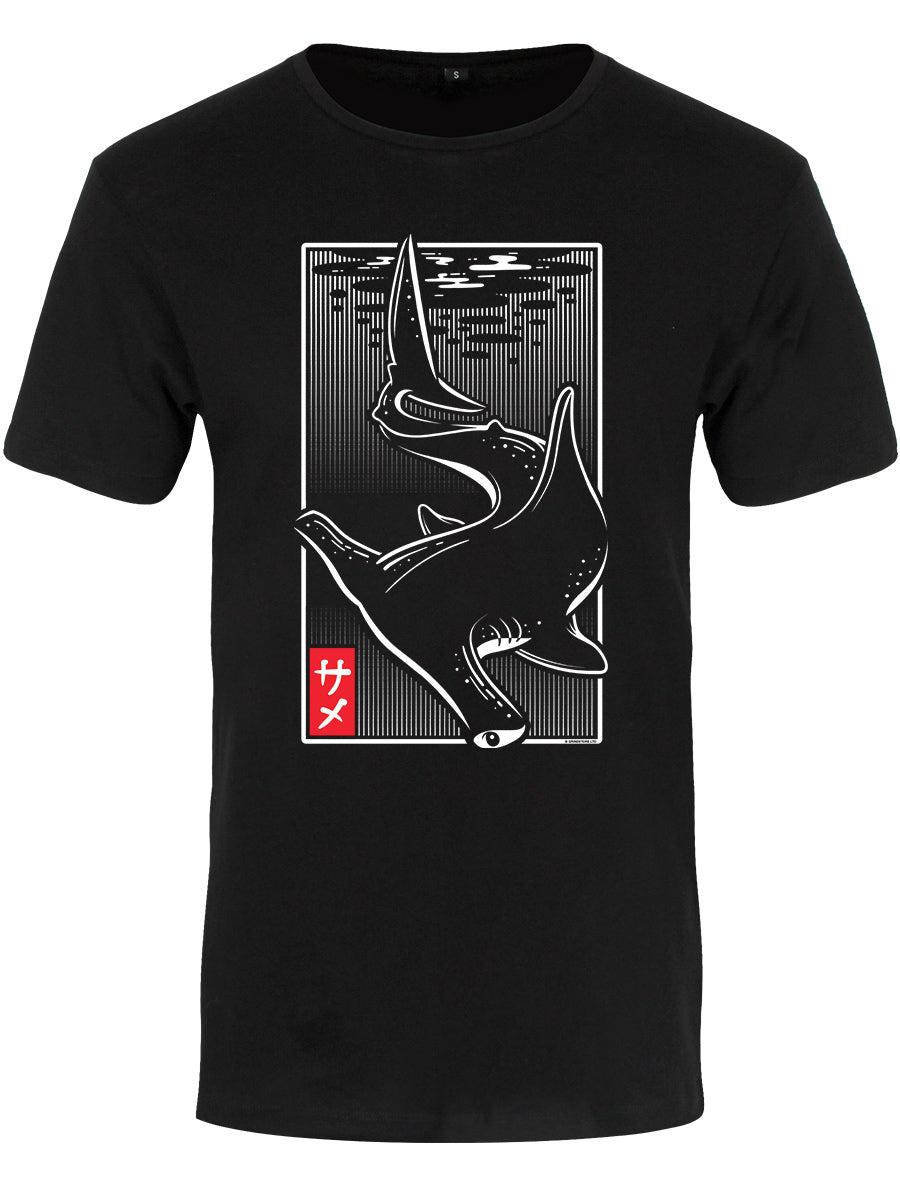 Unorthodox Oriental Shark Men's Premium Black T-Shirt