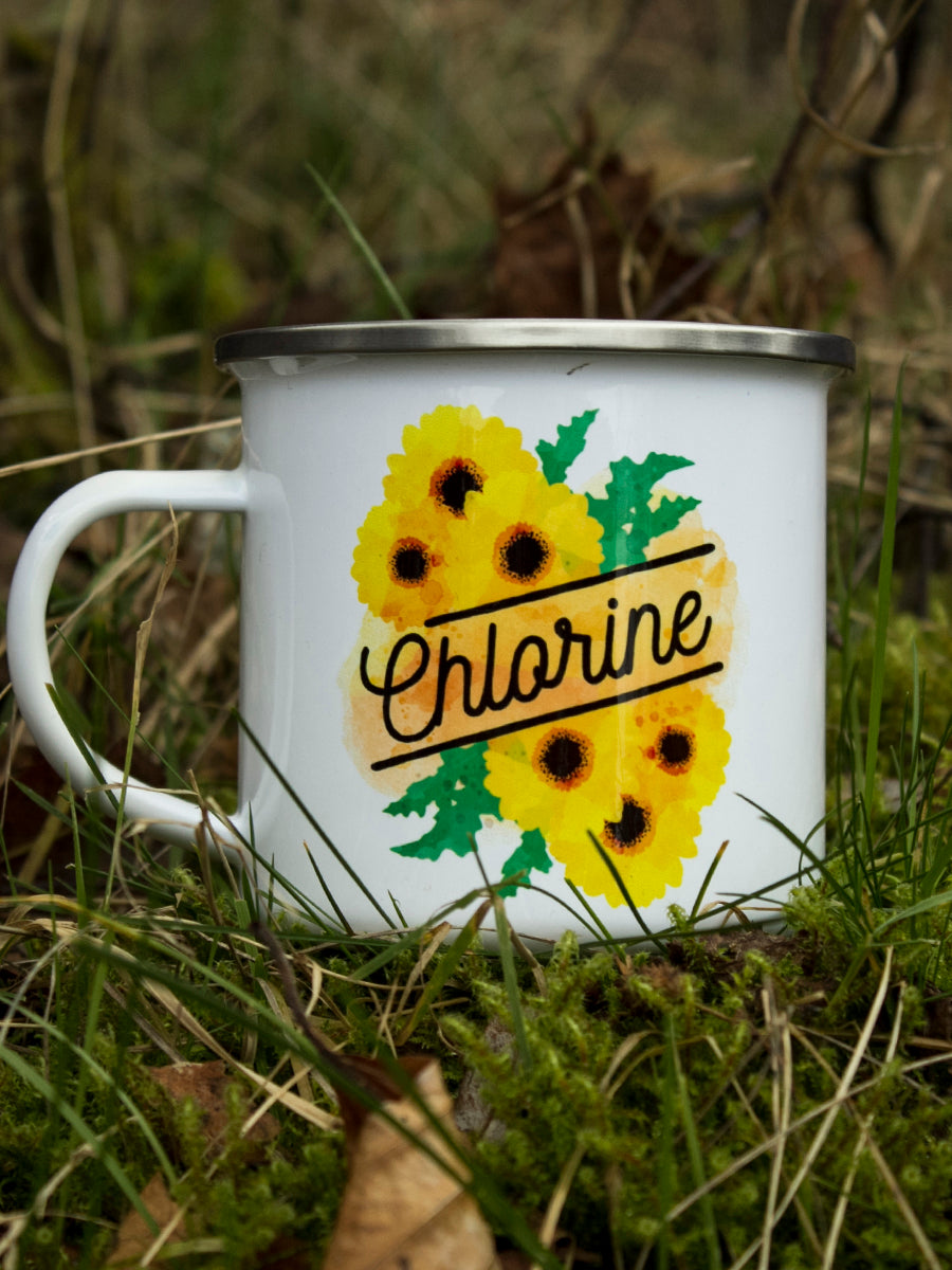 Deadly Detox Chlorine Enamel Mug