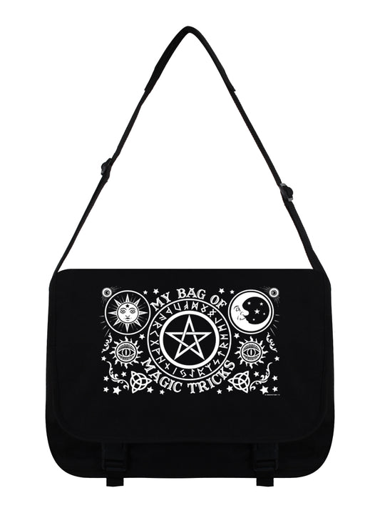 My Bag Of Magic Tricks Black Messenger Bag