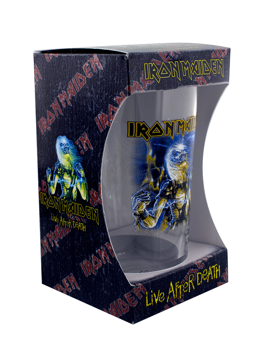 Iron Maiden Live After Death Glass