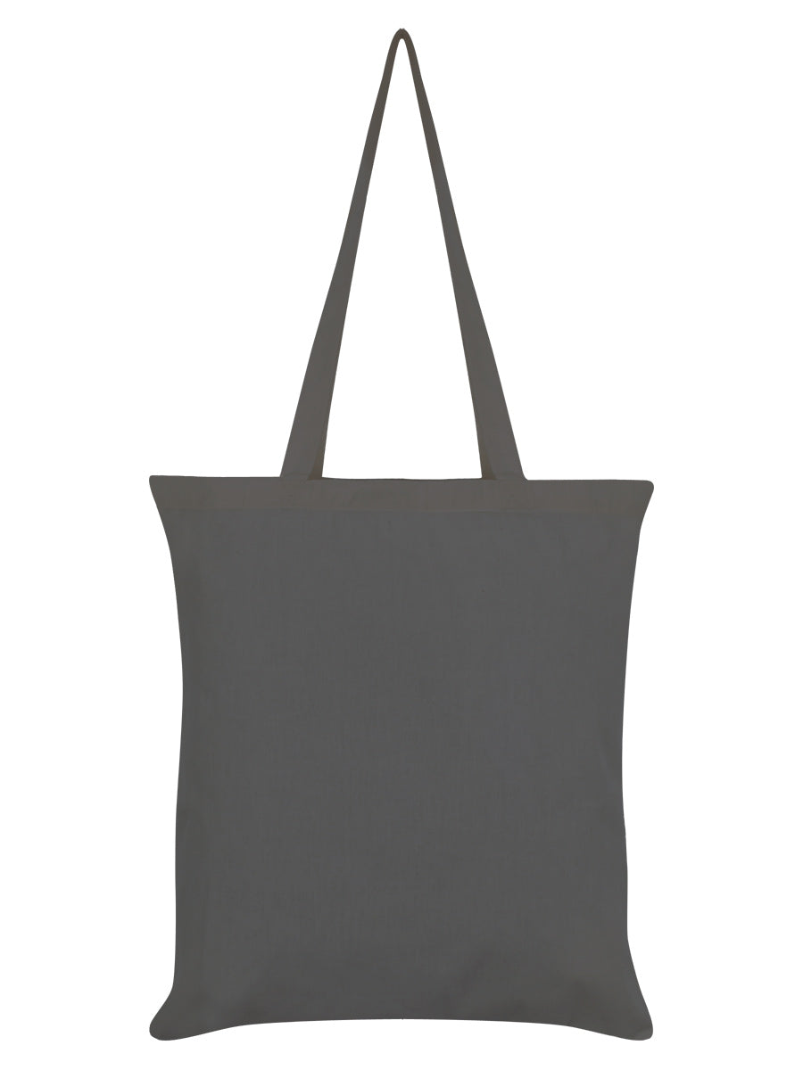 Inquisitive Creatures Zebra Graphite Grey Tote Bag