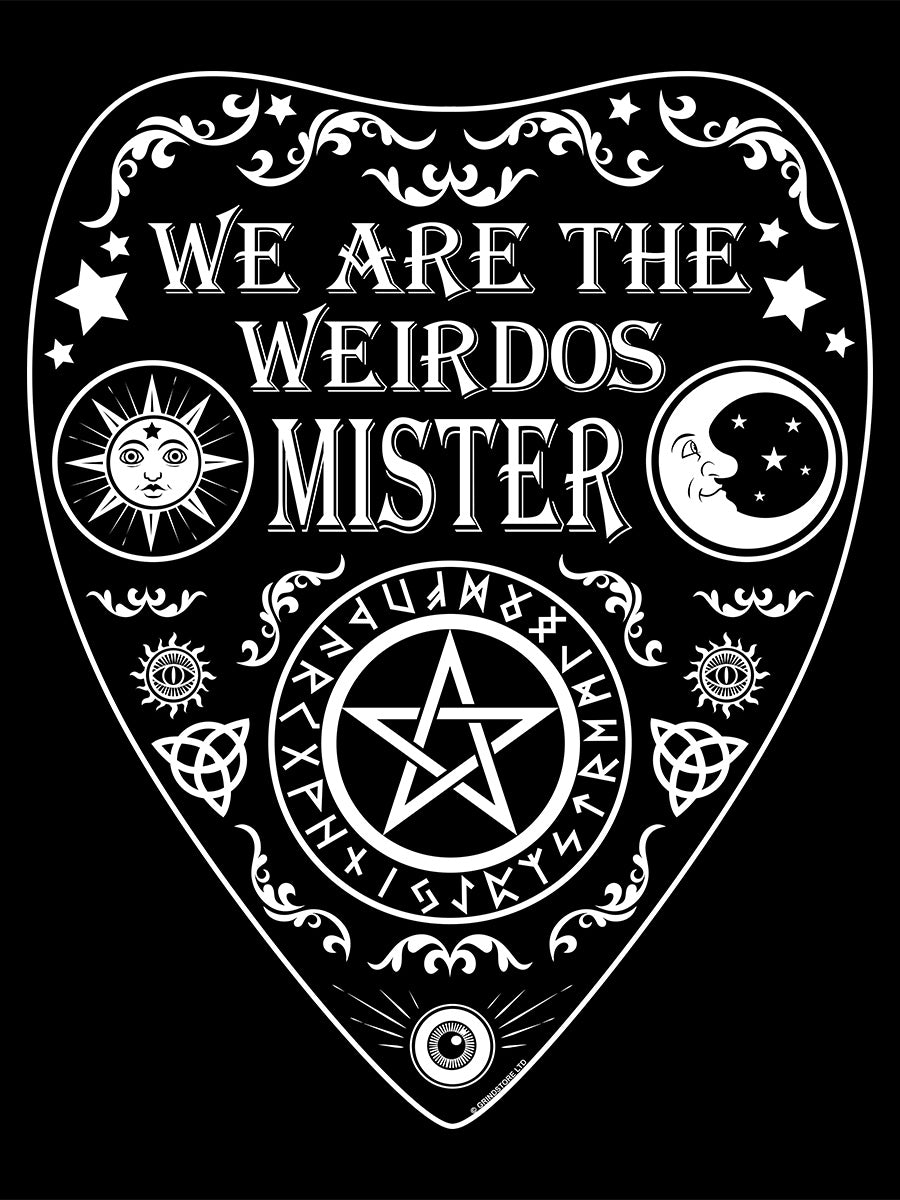 We Are The Weirdos Mister Ouija Black Tote Bag