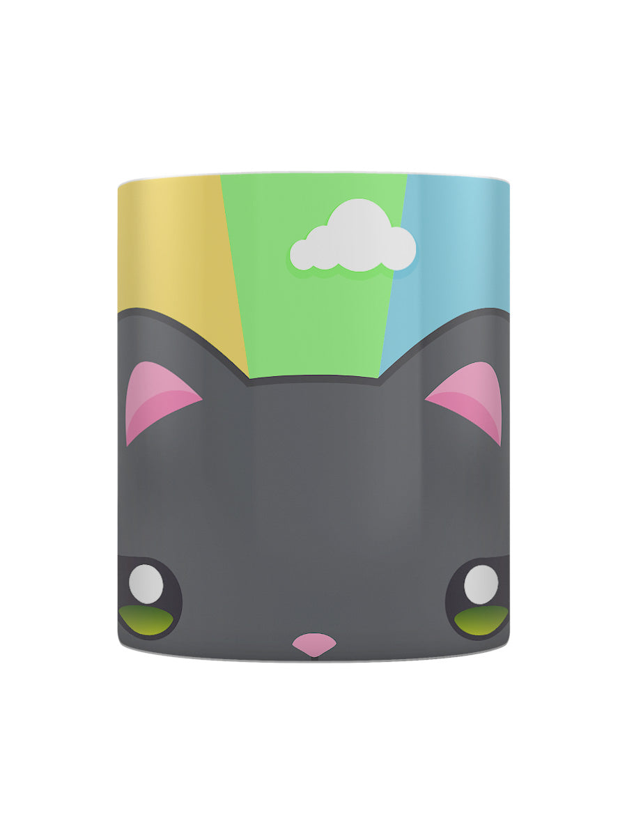 Inquisitive Creatures Kawaii Kitten Rainbow Mug