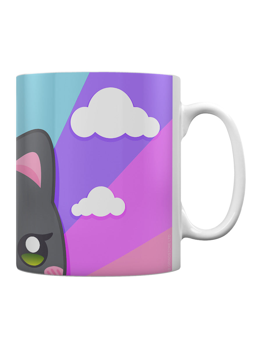 Inquisitive Creatures Kawaii Kitten Rainbow Mug