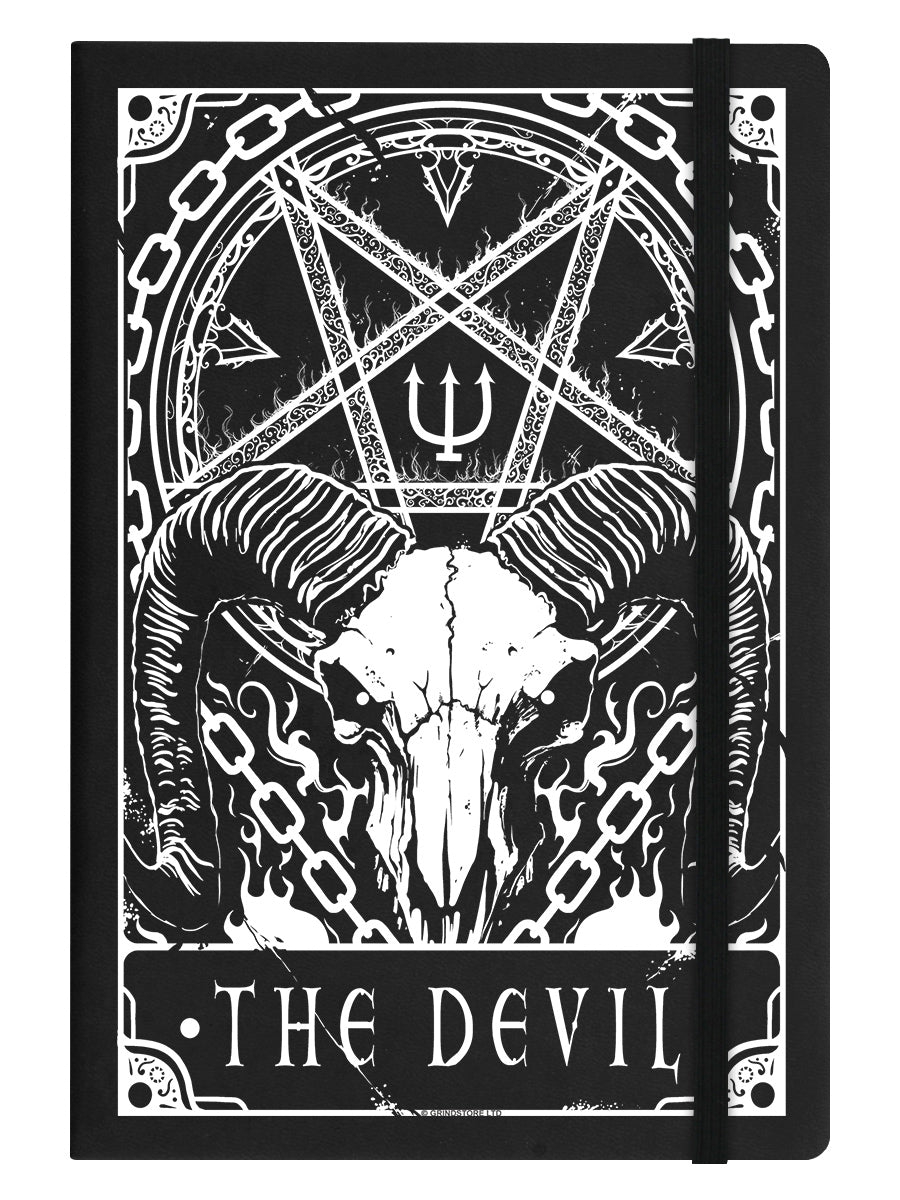 Deadly Tarot - The Devil Black A5 Hard Cover Notebook