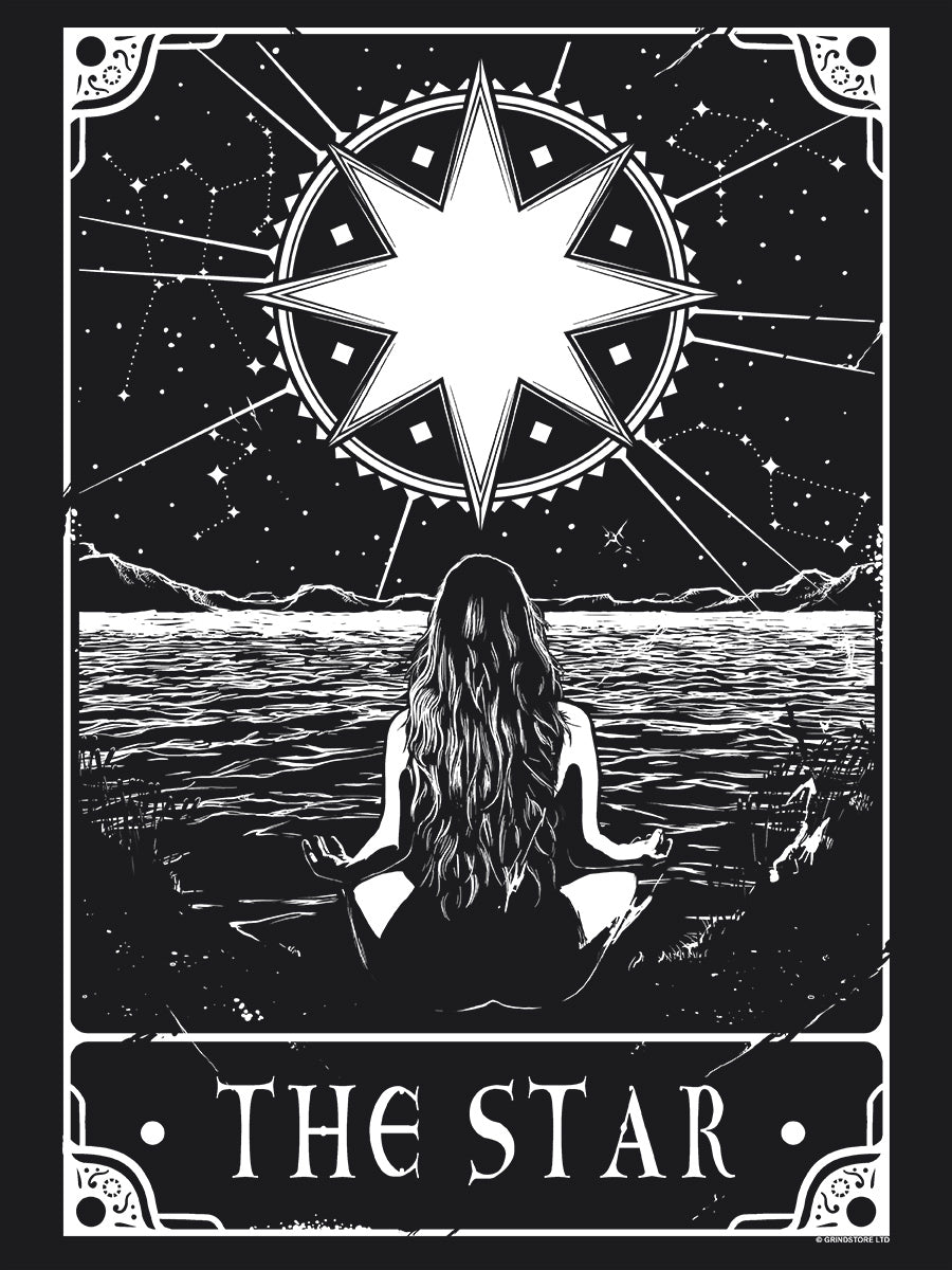 Deadly Tarot - The Star Ladies Premium Black T-Shirt