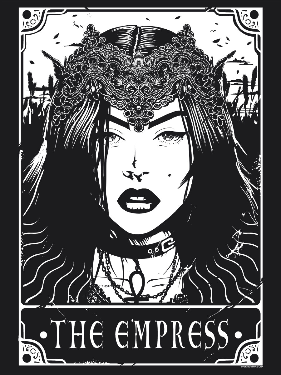 Deadly Tarot The Empress Ladies Premium Black T-Shirt