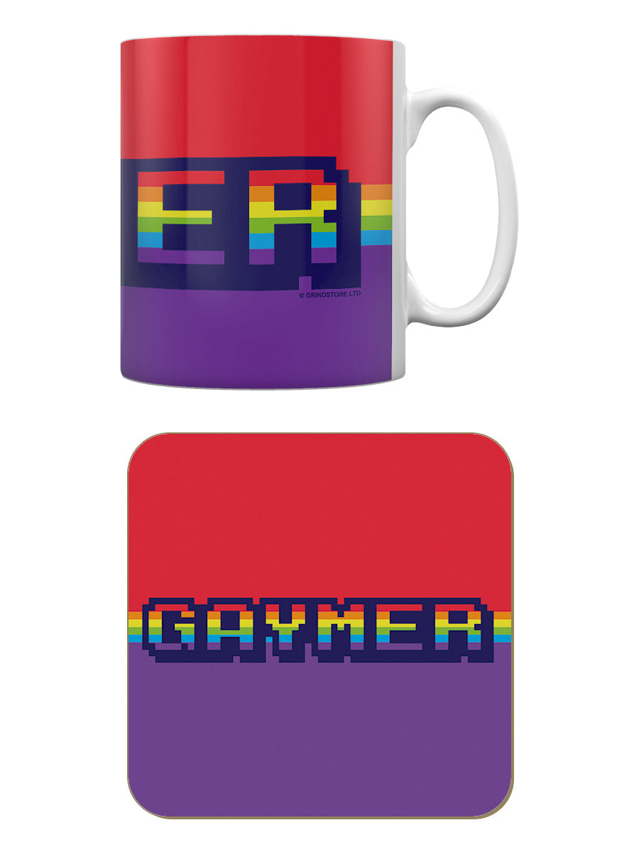 Gaymer Mug & Coaster Set