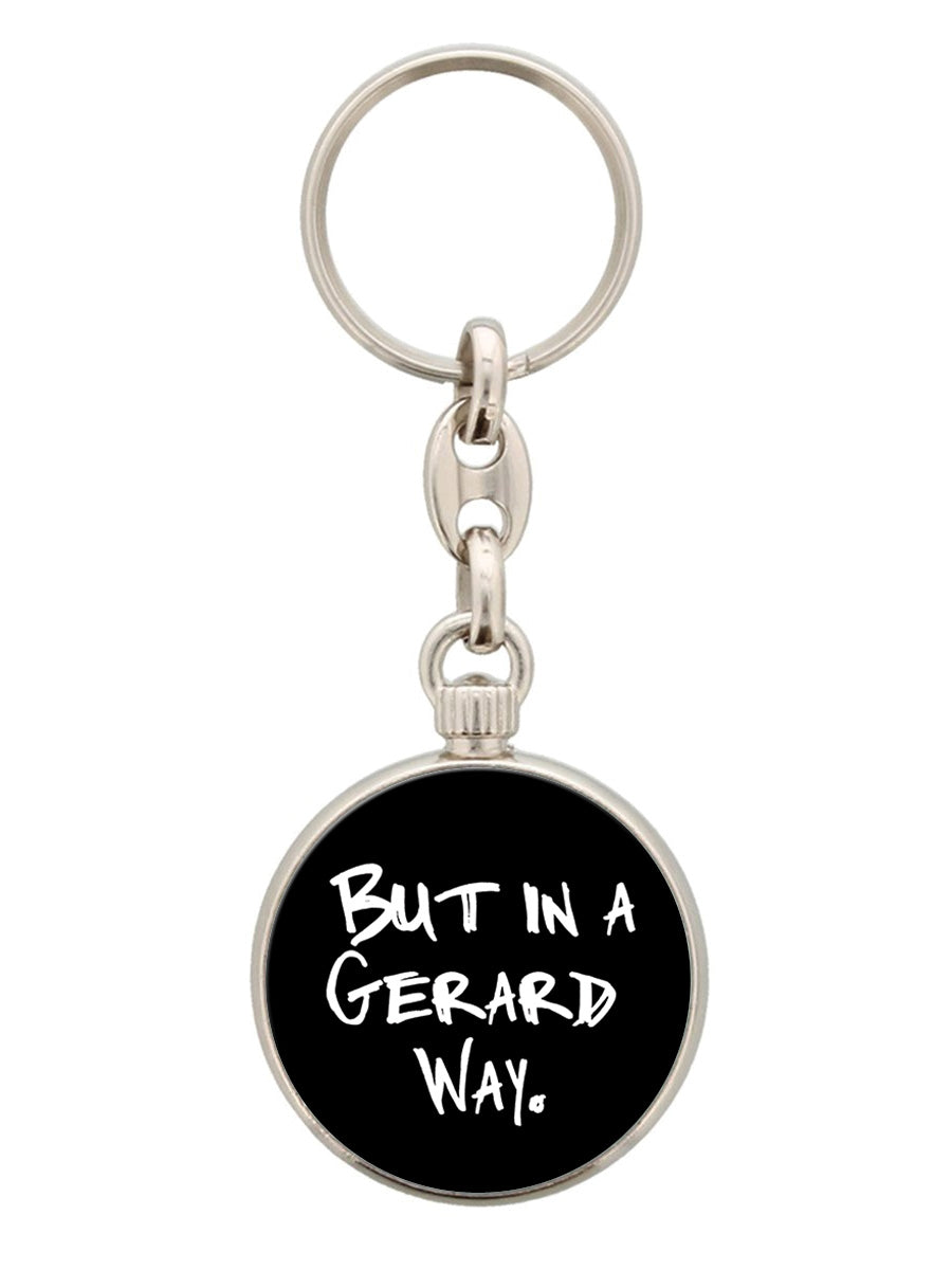 I'm Emo But In A Gerard Way Circular Keyring