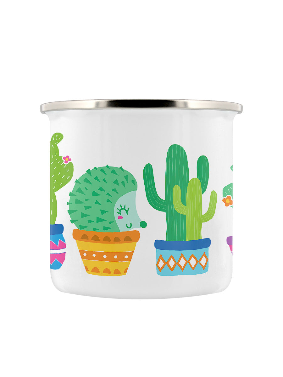 Hedgehog Cacti Enamel Mug