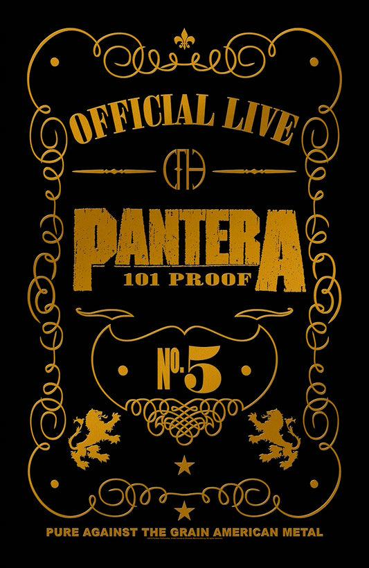 Pantera 101 Proof Textile Flag