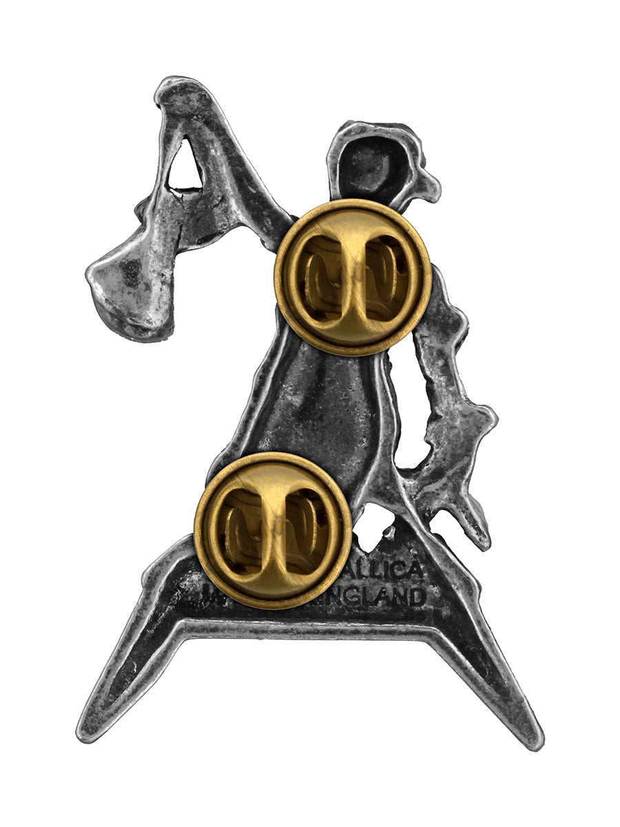 Alchemy Rocks Metallica Justice For All Pewter Pin Badge