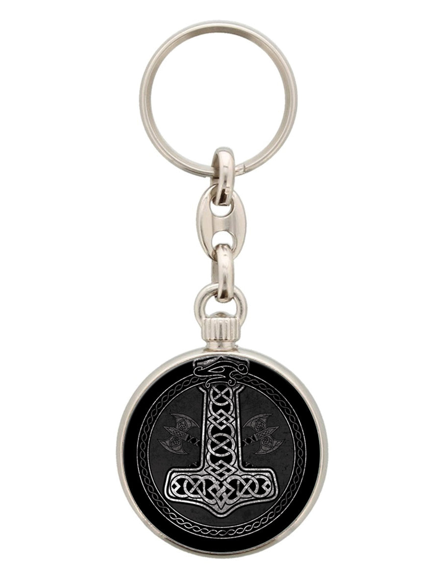 Valhalla Awaits Circular Keyring