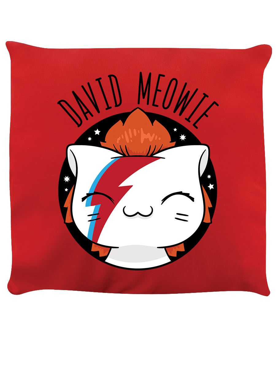 V. I. Pets David Meowie Red Cushion