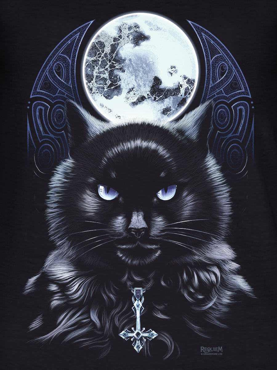 Requiem Collective Bewitching Hour Ladies Black Razor Back T-Shirt