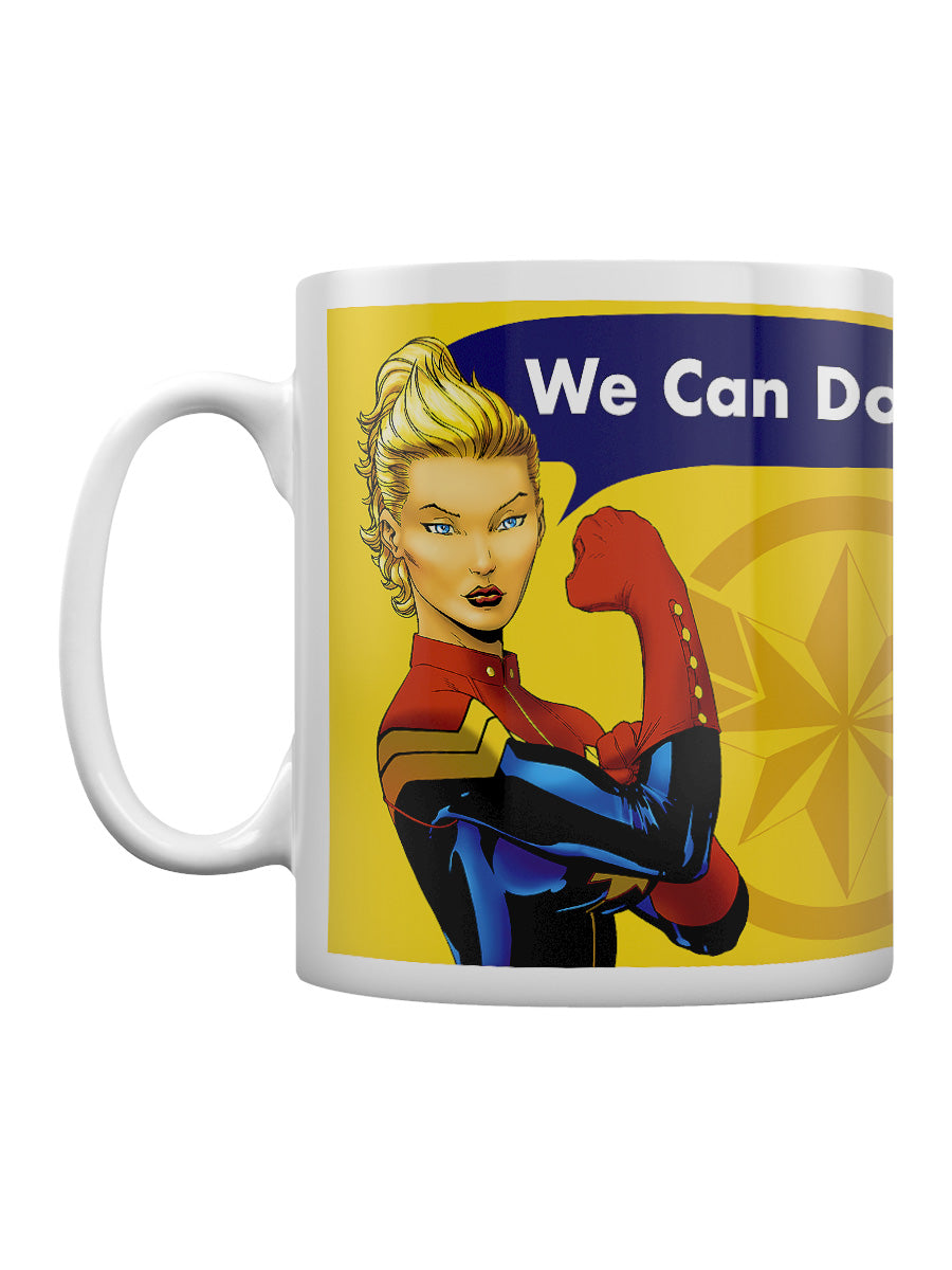 Captain Marvel We Can Do It Coffee Mug