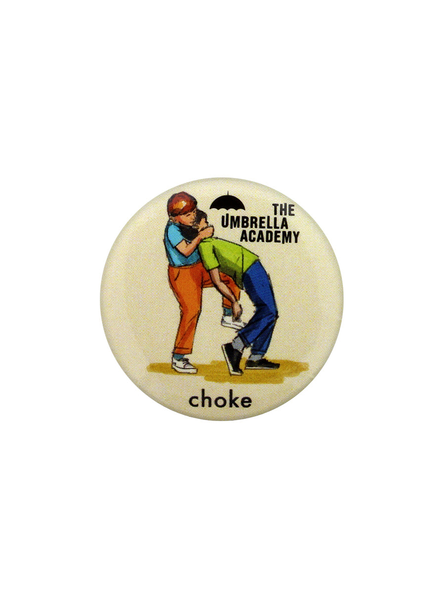 The Umbrella Academy Choke Button Badge