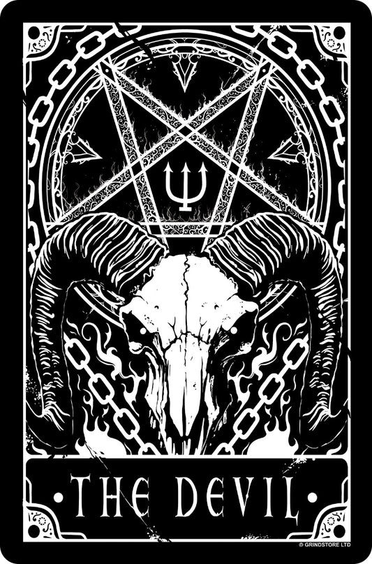 Deadly Tarot - The Devil Greet Tin Card