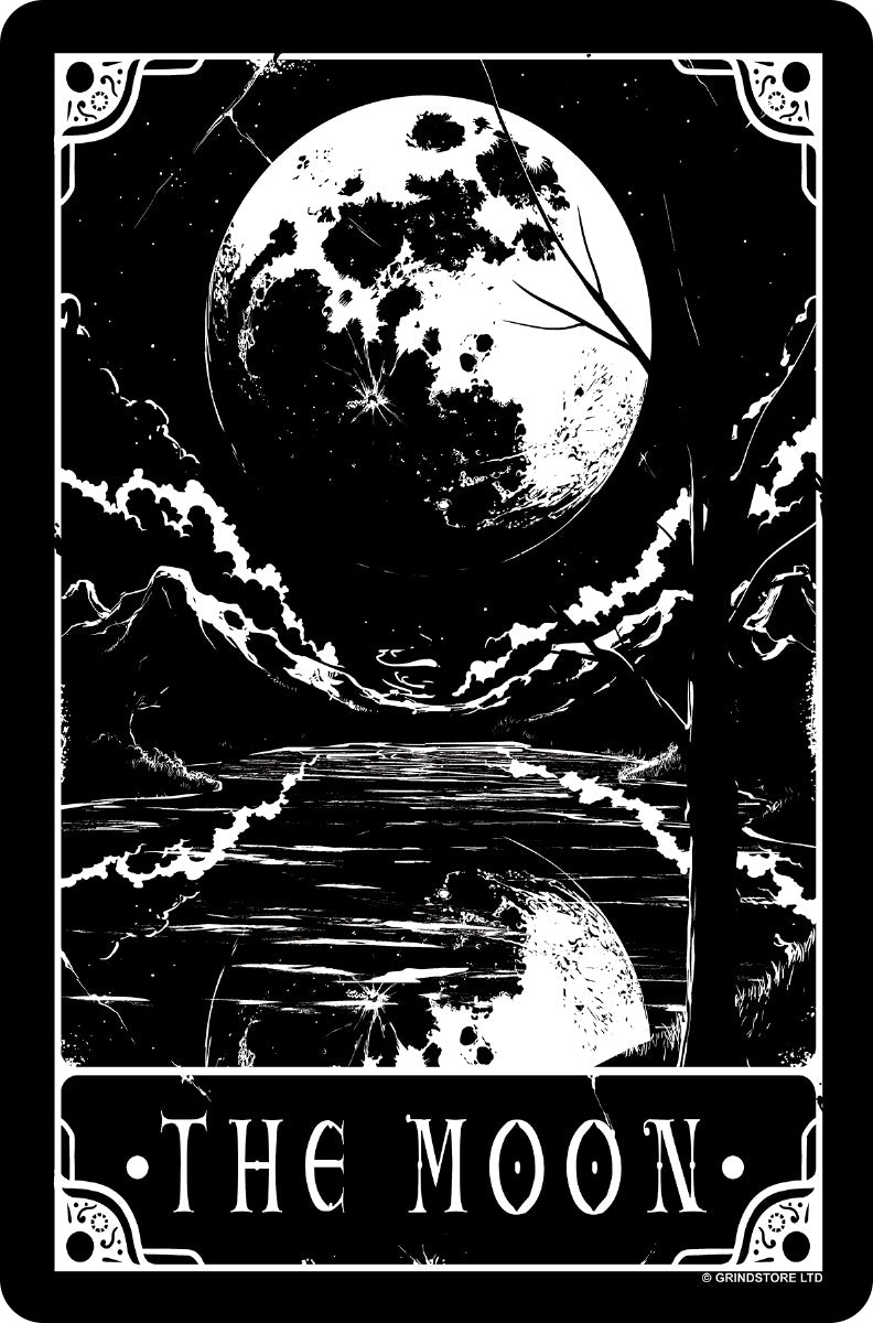 Deadly Tarot - The Moon Greet Tin Card