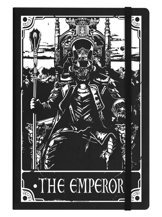 Deadly Tarot - The Emperor Black A5 Hard Cover Notebook