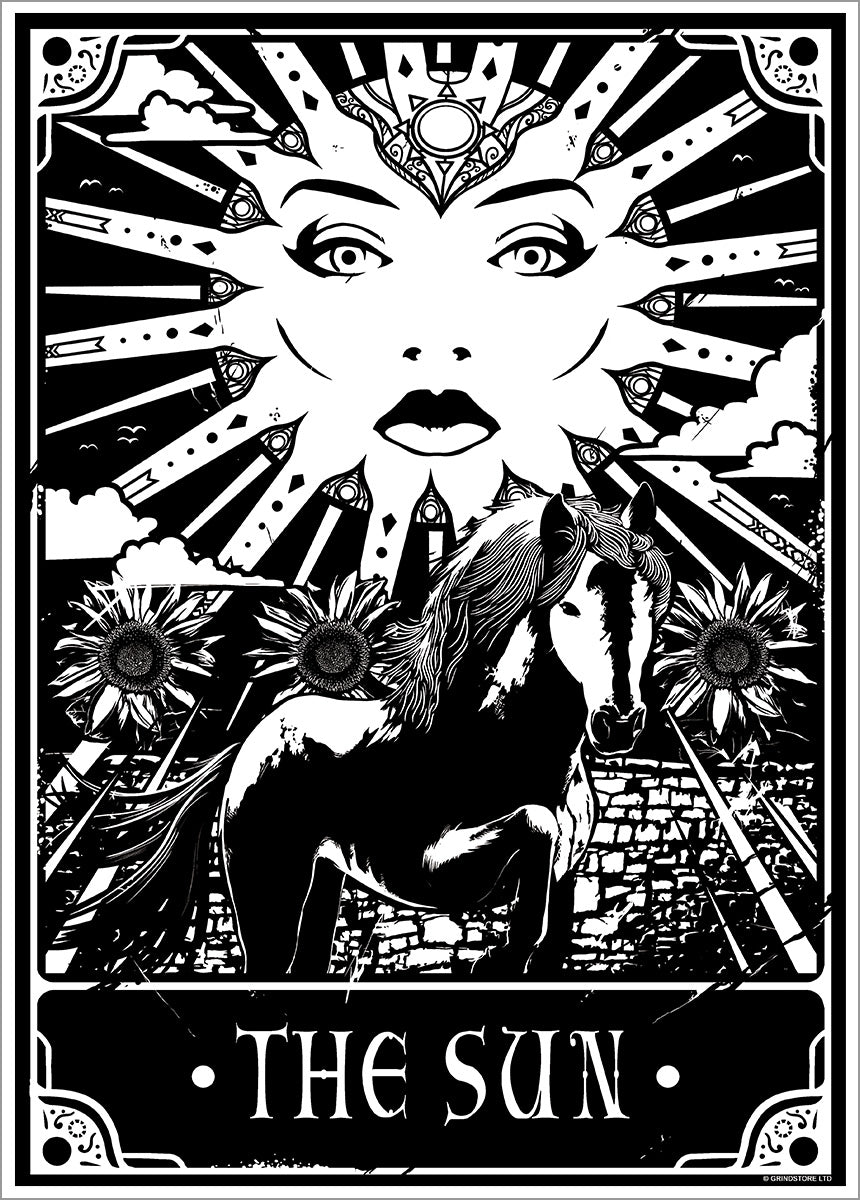 Deadly Tarot - The Sun Mini Poster