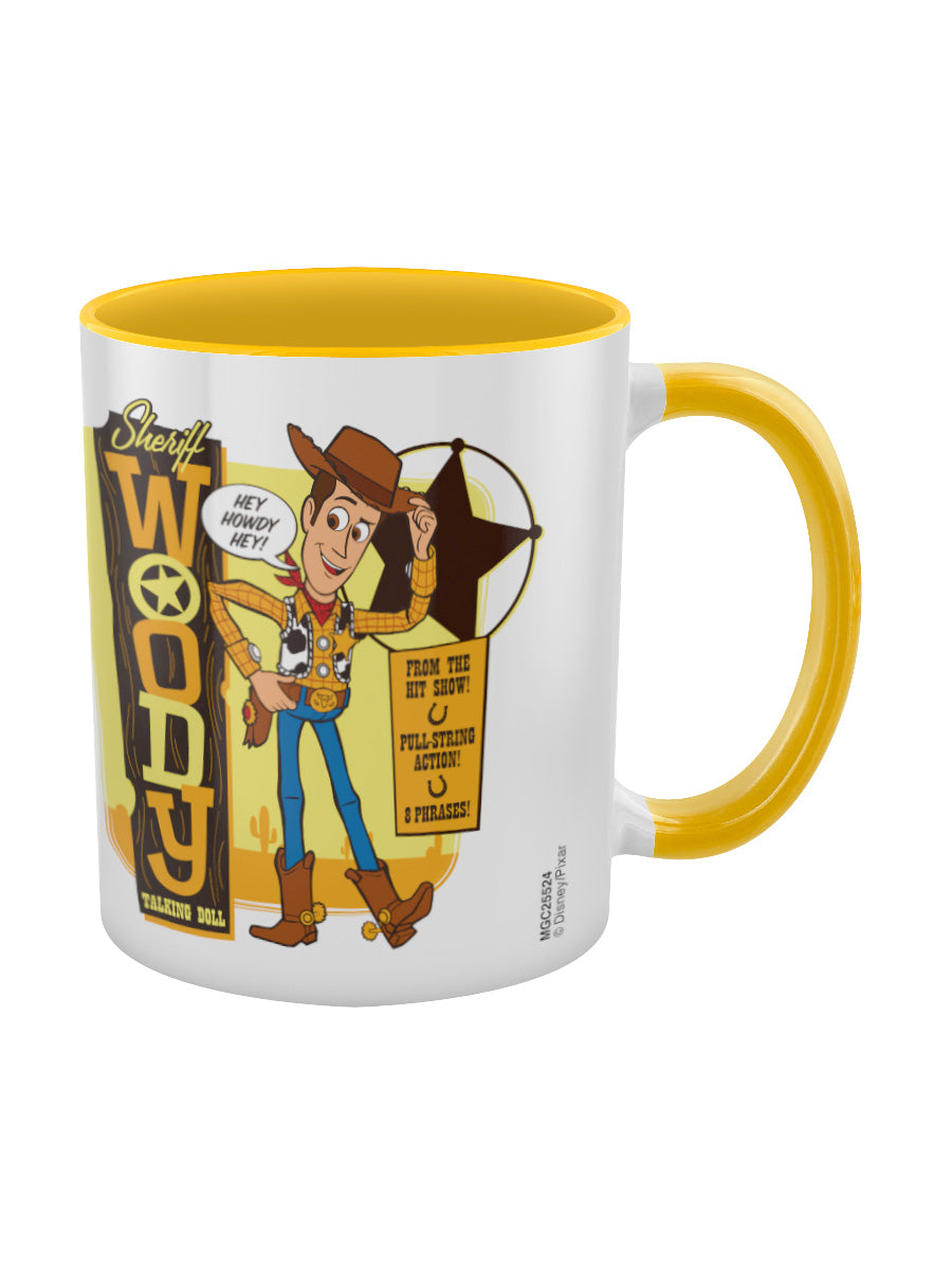 Toy Story 4 Sheriff Woody Yellow Coloured Inner Mug