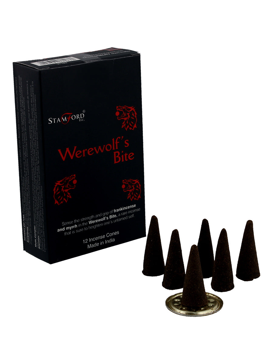 Stamford Black Incense Cones - Werewolfs Bite